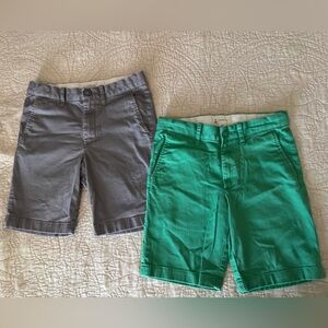 Lot of Two J. Crew Crewcuts Boys' Gramercy Flex Chino Short Size 10